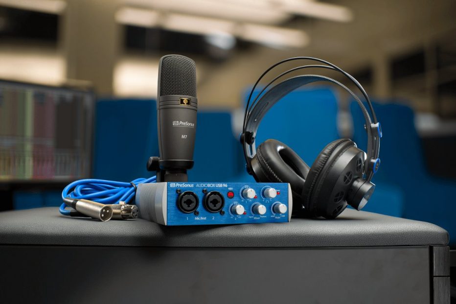 PreSonus Introduces AudioBox 96 Studio Recording Kit