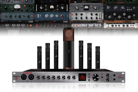 Antelope Audio announces DISCRETE 8 console-grade mic preamp interface and accompanying modelling mics