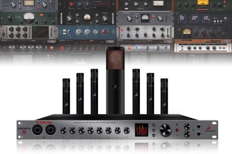 Antelope Audio ships DISCRETE 8 and DISCRETE 4 mic preamp interface and mic modelling bundles