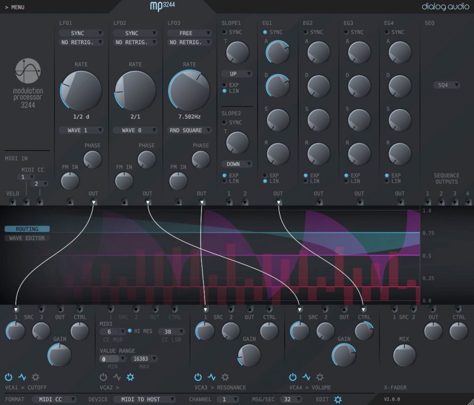 Dialog Audio advances MP3244 synchronisation and modulation plug-in with welcome V2.0 update