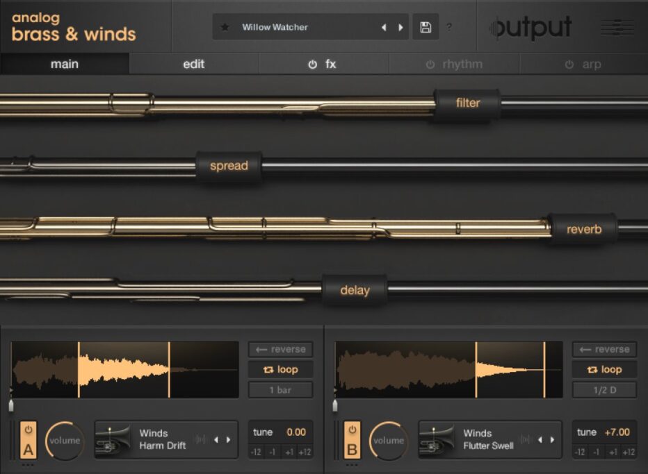 Output Releases ANALOG BRASS & WINDS – Next Level Air