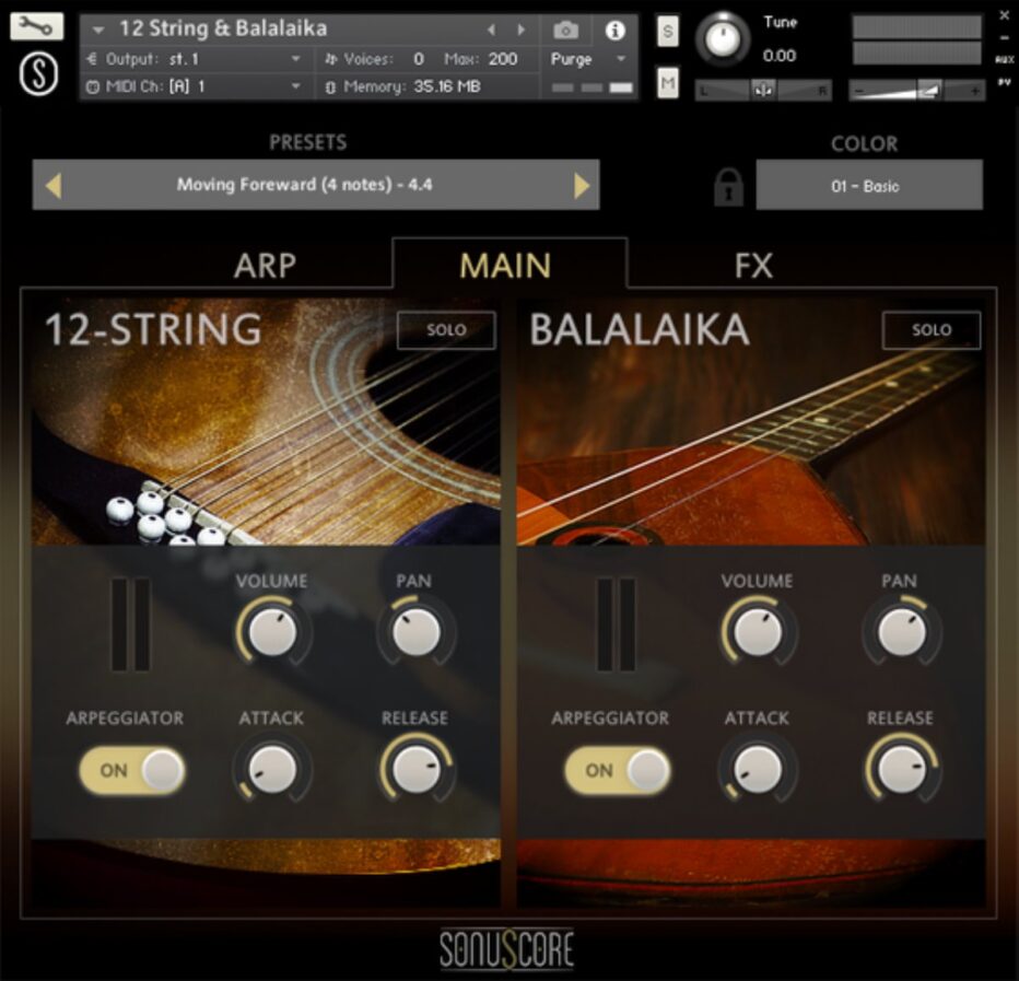 Sonuscore, developer of high-quality virtual instruments releases Origins Vol 3: 12-String & Balalaika