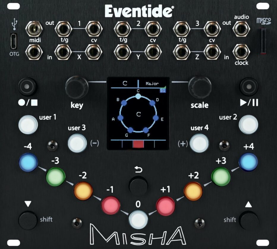Eventide announces availability of Misha instrument and sequencer for Eurorack