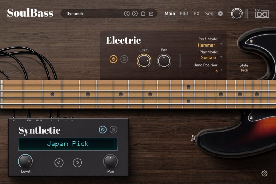 UVI RELEASES SOUL BASS, A POWERFUL MODERN BASS INSTRUMENT WITH VINTAGE SOUL.