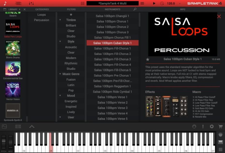 IK Multimedia Launches Salsa Percussion Loops for SampleTank Libraries
