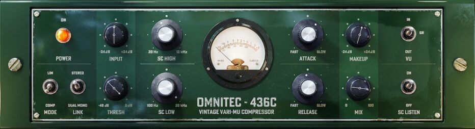 <strong>Black Rooster Audio OmniTec-436C plug-in as inspired virtual emulation of Fifties-vintage vari-mu tube compressor</strong>