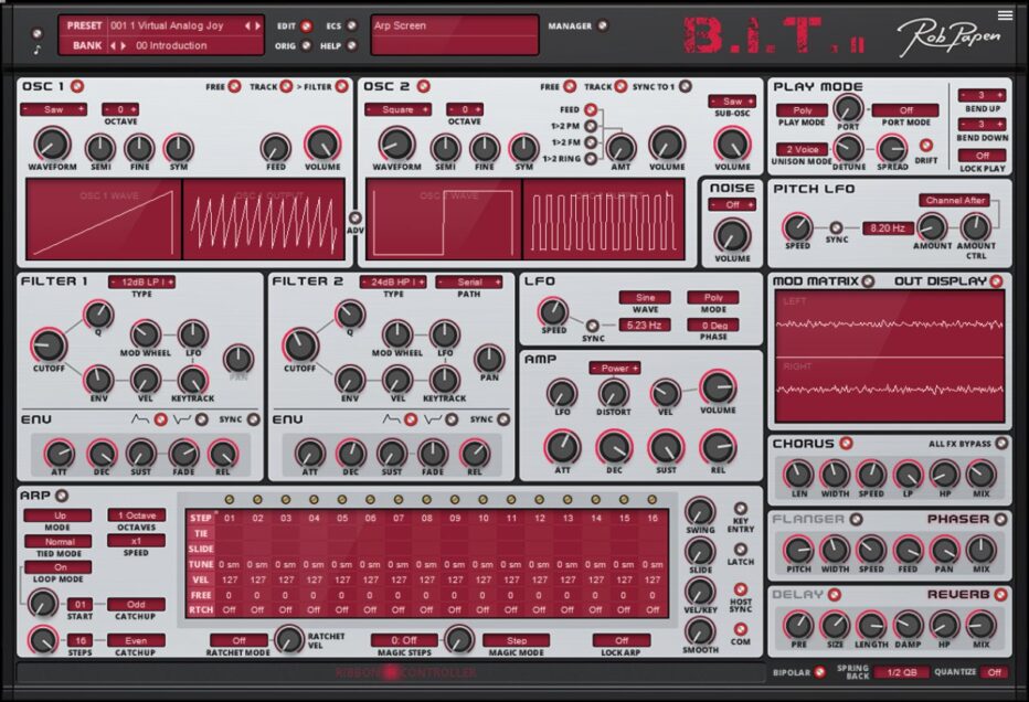 Rob Papen takes trip back in time to boost BIT-2 beyond namesake plug-in predecessor as analogue synthesis-modelled virtual instrument 